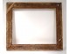 Large frame Regency carved wood gilded flowers antique french frame XVIII