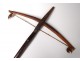 Large crossbow of african warrior wood Fang Gabon Africa 114cm nineteenth