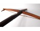 Large crossbow of african warrior wood Fang Gabon Africa 114cm nineteenth