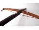 Large crossbow of african warrior wood Fang Gabon Africa 114cm nineteenth