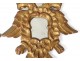 Pair mirrors carved wood gilded double-headed eagle crowned ice mirror nineteenth