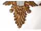 Pair mirrors carved wood gilded double-headed eagle crowned ice mirror nineteenth