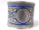 Russian solid silver cloisonné cloisonné enamel ring Moscow 67,48gr nineteenth