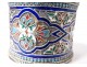 Russian solid silver cloisonné cloisonné enamel ring Moscow 67,48gr nineteenth