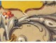 Coat of arms on watercolor paper blazon marquis of Fuentafel lions eighteenth