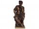 Bronze sculpture of ap. Michelangelo Laurent Medici tomb Florence XIX
