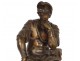 Bronze sculpture of ap. Michelangelo Laurent Medici tomb Florence XIX