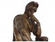 Bronze sculpture of ap. Michelangelo Laurent Medici tomb Florence XIX