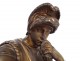 Bronze sculpture of ap. Michelangelo Laurent Medici tomb Florence XIX