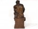 Bronze sculpture of ap. Michelangelo Laurent Medici tomb Florence XIX