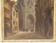 HSP painting Frédéric Legrip view Gothic church Saint Maclou Rouen nineteenth