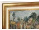 HST painting Georges Ballerat landscape Bono Bridge Morbihan Brittany twentieth