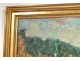 HST painting Georges Ballerat wood landscape Pont-Sal Morbihan Brittany twentieth