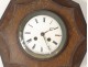 Pendulum bullseye octagonal painted sheet clock nineteenth century