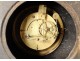 Pendulum bullseye octagonal painted sheet clock nineteenth century