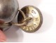 Lot 48 antique buttons brass metal Paris collection nineteenth century