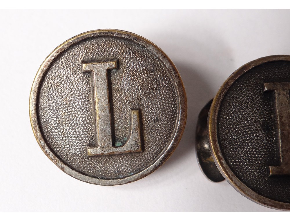 Boutons De Col Anciens Réglables En Laiton – Style Vintage