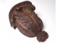 Console wall wood carved acanthus leaves woodwork nineteenth