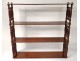 Wall shelf carved mahogany Louis Philippe nineteenth century