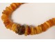 Baltic amber necklace old jewel collection amber necklace nineteenth century