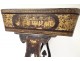 Worker lacquered wood gilding Chinese characters pagoda Napoleon III nineteenth