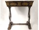 Worker lacquered wood gilding Chinese characters pagoda Napoleon III nineteenth