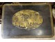 Worker lacquered wood gilding Chinese characters pagoda Napoleon III nineteenth