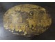 Worker lacquered wood gilding Chinese characters pagoda Napoleon III nineteenth