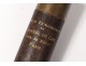 Telescope bezel Journal du Ciel Cour de Rohan Paris brass leather nineteenth