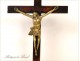 Christ wooden crucifix and gilded bronze, seventeenth