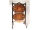 Serving table blackened wood screen music Napoleon III nineteenth