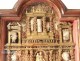 Table reliquary paperolle baroque altarpiece Virgin Saints martyrs XVII