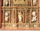 Table reliquary paperolle baroque altarpiece Virgin Saints martyrs XVII