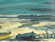 HST marine painting Maurice Bilbeaud landscape barques Provence Nice Sète XXè