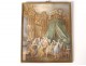 Miniature painted from ap. Baudouin Sunset Bride bronze frame nineteenth