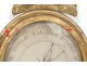 Barometer carved wood gilded flowers wheat ears wheat Louis XVI eighteenth century