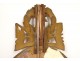 Barometer carved wood gilded flowers wheat ears wheat Louis XVI eighteenth century