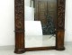 Trumeau ice carved wood panels Haute Epoque flowers table fauna nineteenth