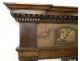 Trumeau ice carved wood panels Haute Epoque flowers table fauna nineteenth