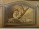Trumeau ice carved wood panels Haute Epoque flowers table fauna nineteenth