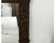 Trumeau ice carved wood panels Haute Epoque flowers table fauna nineteenth
