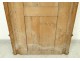 Trumeau ice carved wood panels Haute Epoque flowers table fauna nineteenth