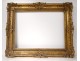 Golden stuccoed wood frame shells flowers Regency style french frame twentieth