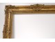 Golden stuccoed wood frame shells flowers Regency style french frame twentieth