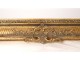 Golden stuccoed wood frame shells flowers Regency style french frame twentieth