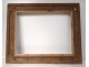 Golden stuccoed wood frame shells flowers Regency style french frame twentieth