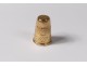 Thimble solid gold 18 carat head eagle monogram 3,54gr thimble nineteenth