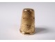 Thimble solid gold 18 carat head eagle monogram 3,54gr thimble nineteenth