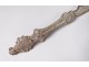 Necessary to write silver filigree paper cutter seal pen holder nineteenth