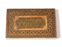 Mirror Box Wooden Inlay Mosaic Persian Khatam Kari Nineteenth Star
